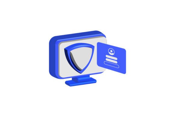 3D Computer with Personal Data Security Illustration: A Designer’s Practical Review