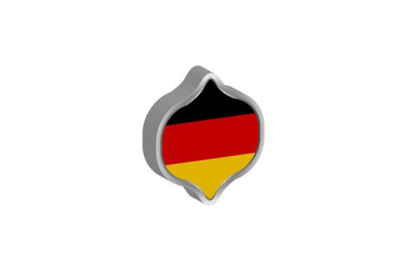 3d Germany Flag Sign Badge Design Vector: Graphics & Illustrations Review