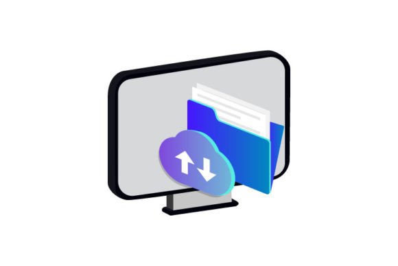 3D Object Monitor with File Backup: A Versatile Graphic for Creative Projects