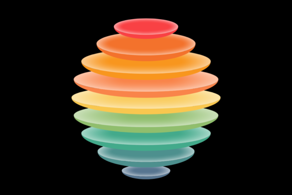 3d Retro Sunset Disk Graphics and Print Templates Review