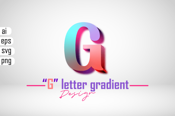Colorful 3D Gradient Letter G Review for Real Embroidery Projects