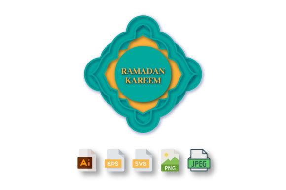 Enhancing Ramadan Branding with the Ramadan Kareem SVG Graphic Template