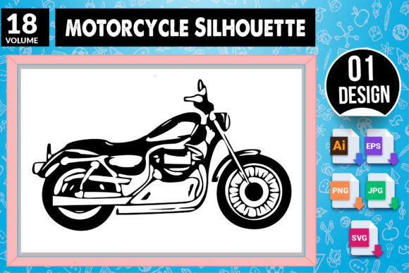 Motorcycle Silhouette SVG Craft Design18 Graphics and Crafts Review