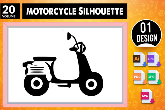 Motorcycle Silhouette SVG Craft Design20: A Graphic Designer’s Review
