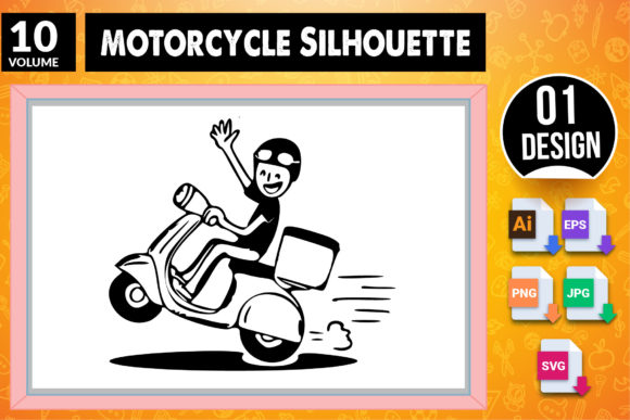 Reviewing Motorcycle Silhouette SVG Craft Design10